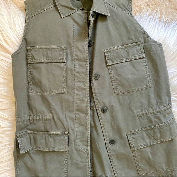 Madewell Army Green Utility Vest - Picture 2 of 7